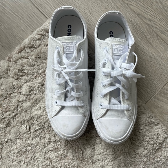 Womens leather converse - Picture 1 of 5